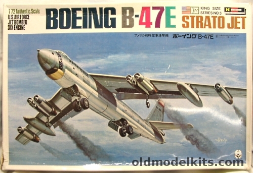 Hasegawa 1/72 Boeing B-47E Stratojet, JS-23-1000 plastic model kit